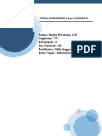 Nama: Bagas Wiranata, S.M. Angkatan: 79 Kelompok: 4 No. Presensi: 40 Fasilitator: Mila Anggraini, SE - MM Jenis Tugas: Individual