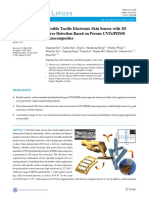 2019-Flexible Tactile Electronic Skin Sensor With 3D Force Detection Based On Porous CNTs PDMS Nanocomposites