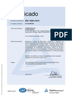 Certificado ISO 14001 ES