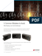 5 Common Mistakes To Avoid: When Buying A Low-Cost Oscilloscope