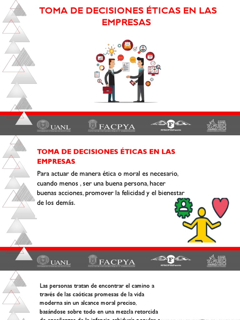 Ética en la Toma de Decisiones Empresariales | PDF