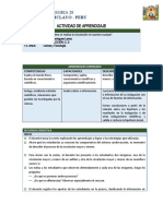 Actividad de Esta Semana