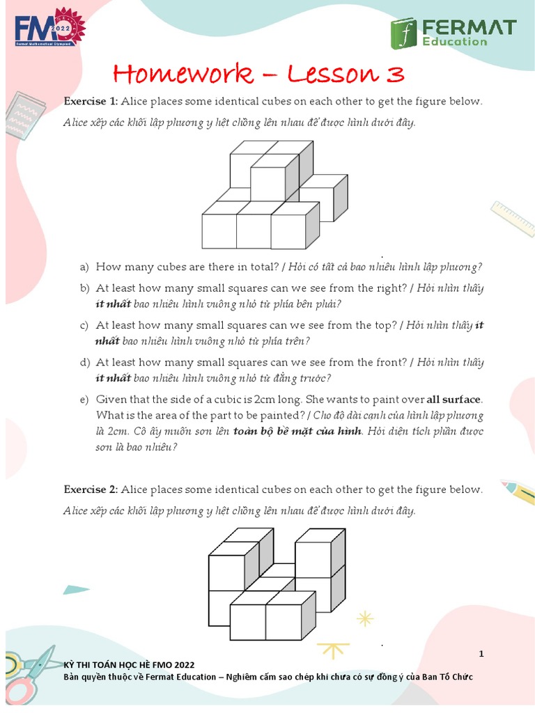 Lesson 3 - Homework | PDF