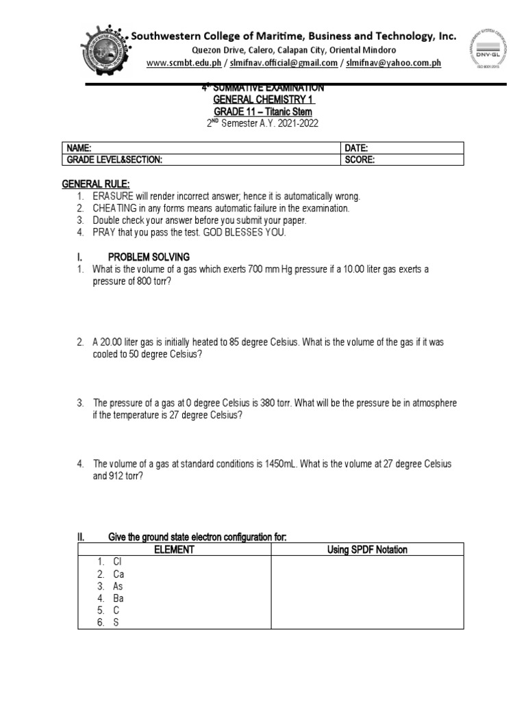 Southwestern College of Maritime, Business and Technology, Inc PDF