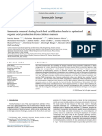 Ammonia Removal During Leach-Bed Acidification Leads To Optimized Organic Acid Production From Chicken Manure