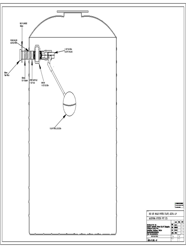 Float Valve Assembly Diagram | PDF