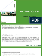 Solucion de Ec Dif Por Homogeneas