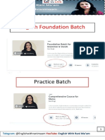 English Foundation Practice Batch