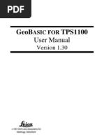 GeoBasic1100 Manual V130