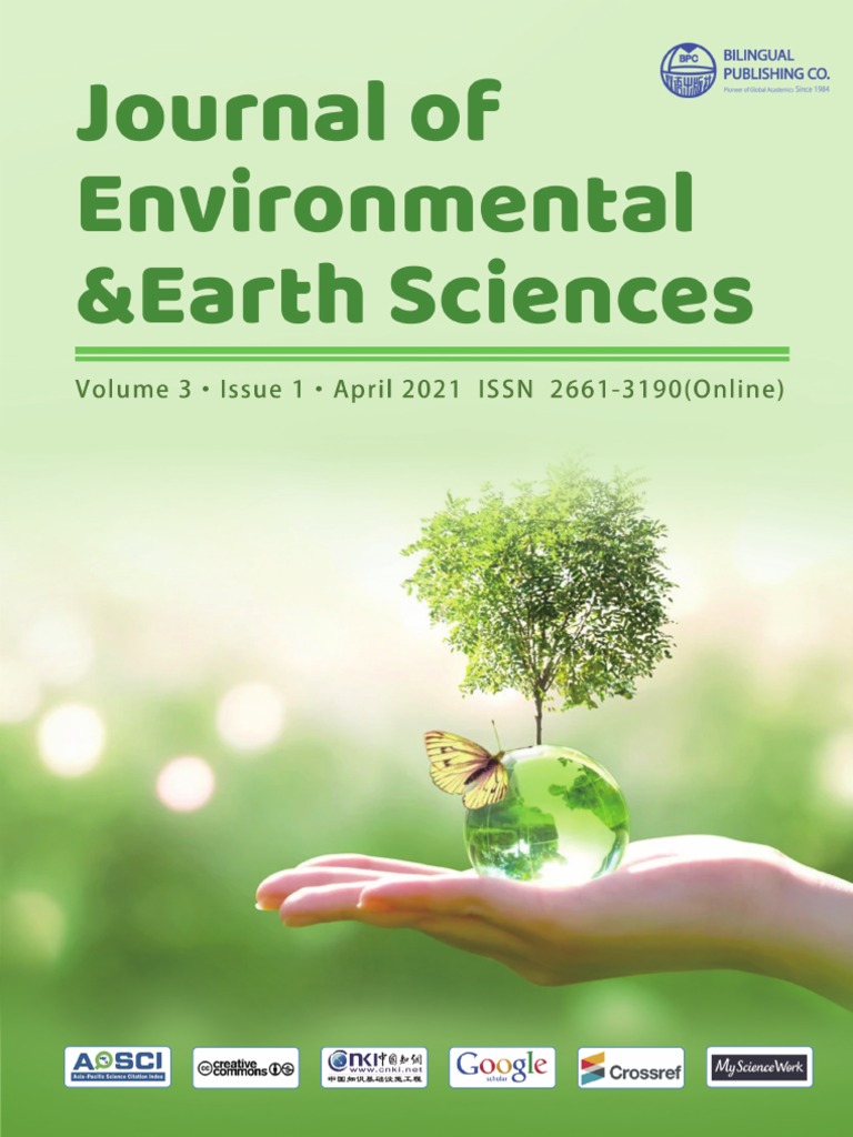 Journal of Environmental & Earth Sciences Vol.3, Iss.1 April 2021