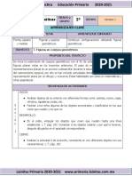 Junio - 1er Grado Matemáticas (2020-2021)