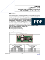 An2544 Application Note: Designing A Low Cost Power Supply Using A Viper12/22A-E in A Buck Configuration