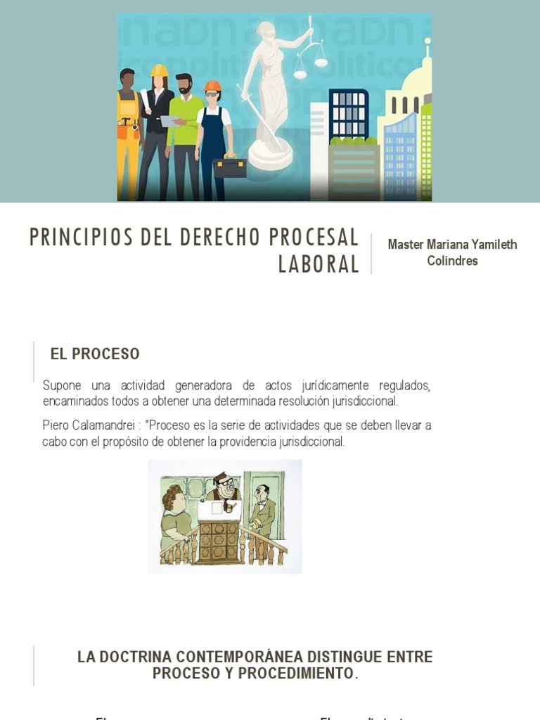 Principios Del Derecho Procesal Laboral | PDF | Ley procesal | Derecho ...