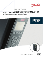 Operating Instructions: VLT Devicenet Converter Mca 194