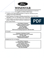 Ford Windstar 1998 (USA-CAN) Parcialmente Traducido