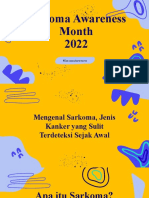 Sarcoma Awareness Month 2022: #Sarcomaawareness