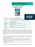 ATPC 10 CEP Cuestionario de Personalidad