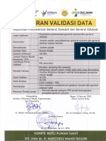 Validasi Data Indikator Mutu Ta 2022