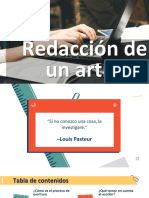 Redacción de Un Artículo