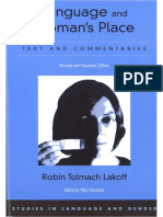 Lakoff Robin Tolmach Language and Womans Place Text and Commentaries Studies in Language and Gender, 3 2004 PDF
