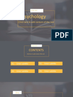 Psychology: Click Here To Add Content of The Text