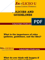 Policies and Guidelines 2.0