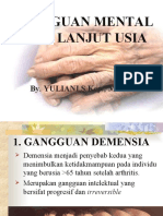 Gangguan Mental Pada Lanjut Usia 2020