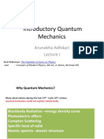 Introductory Quantum Mechanics: Why Quantum Theory and the Wave-Particle Duality
