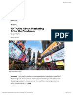 10 Truths About Marketing After The Pandemic