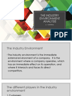 PPT4 The Industry Environment Analysis