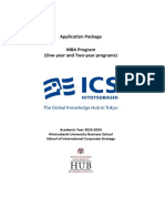 2 ICS - MBA Application Package