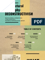 Architectural Philosophy - DECONSTRUCTIVISM
