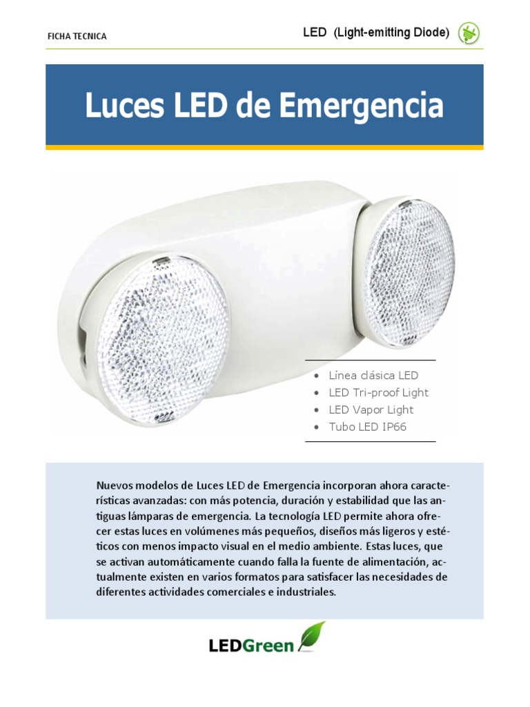 Luz de Emergencia 32 Led OPALUX- 100% Garantia