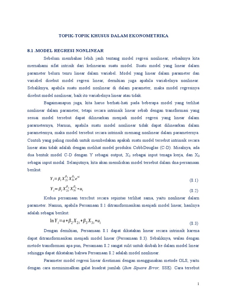 1 a model regresi non linear dumi pdf