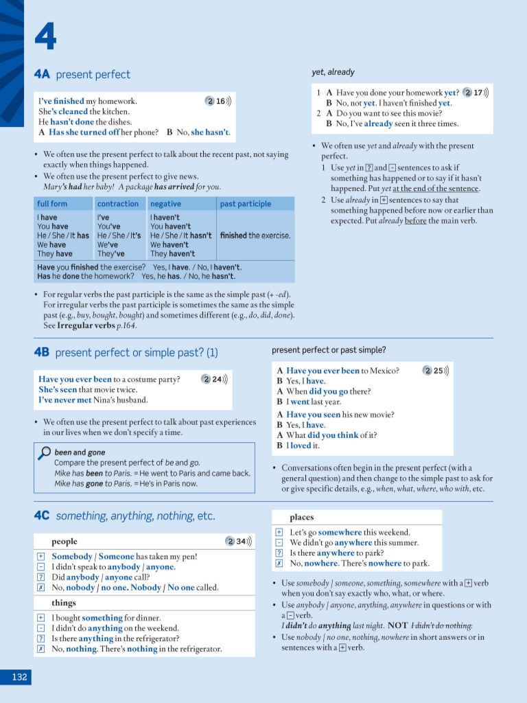 American English File 2 Student Book - E-Book-133-134 | PDF