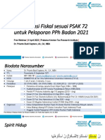 Rekonsiliasi Fiskal Sesuai PSAK 72 Utk Pelaporan PPH Badan 2021 220406p