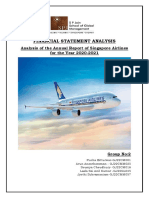Financial Statement Analysis: Analysis of The Annual Report of Singapore Airlines For The Year 2020-2021