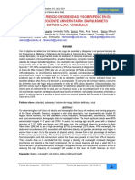 Factor de Iresgo de Obesida y Sobrepeso en Personal Docente Universirtario de Venezuela
