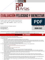 Evaluación Felicidad y Bienestar en México Enero 2022