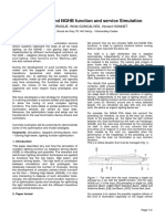 A. ADB and NGHB Function and Service Simulation: B. Michel SURUGUE, Whilk GONCALVES, Vincent HONNET