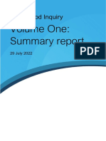 Fuller M. & O'Kane M. (29 July 2022) 2022 Flood Inquiry Report 29 July 2022. Volume One Summary