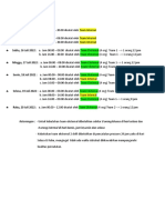 Jadwal Catat Pressure juli 2022