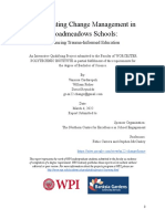 Investigating Change Management in Broadmeadows Schools:: Advancing Trauma-Informed Education