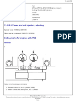 Valves & Unit Injectors Adjusting