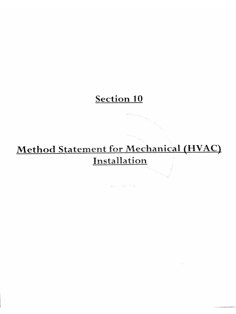 Mos Hvac Systems | PDF