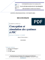 Conception Et Simulation Des Systèmes À PIC - 887