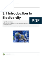 3.1 Introduction To Biodiversity: Ib Ess
