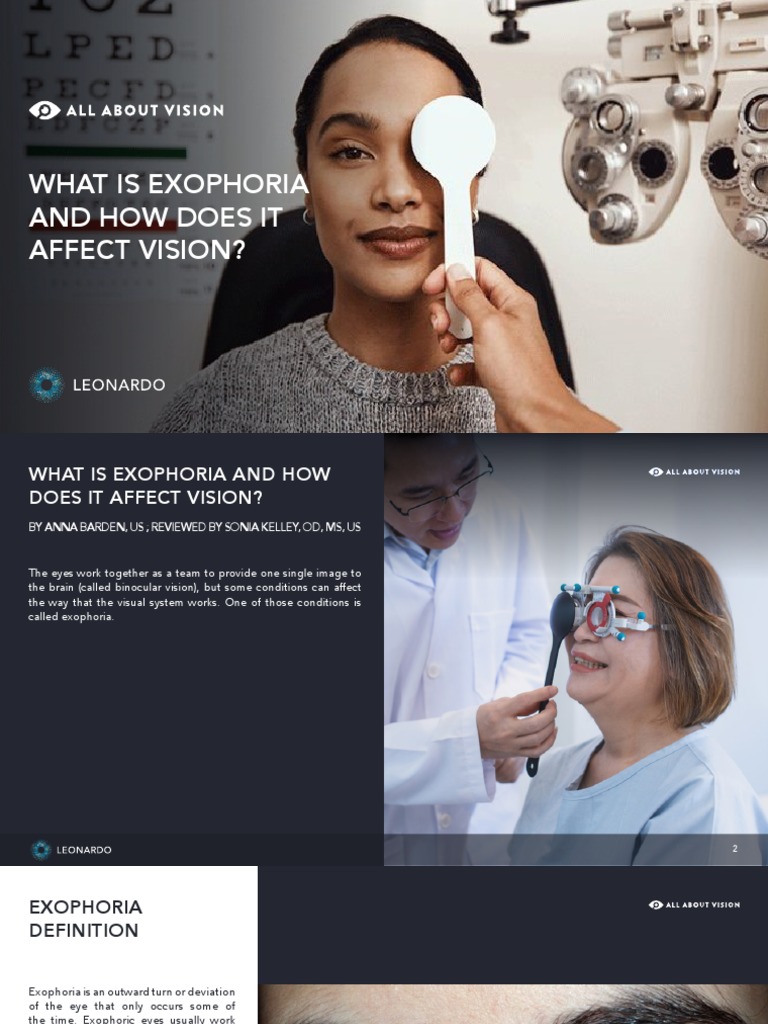 EN What Is Exophoria and How Does It Affect Vision PDF Causes Of