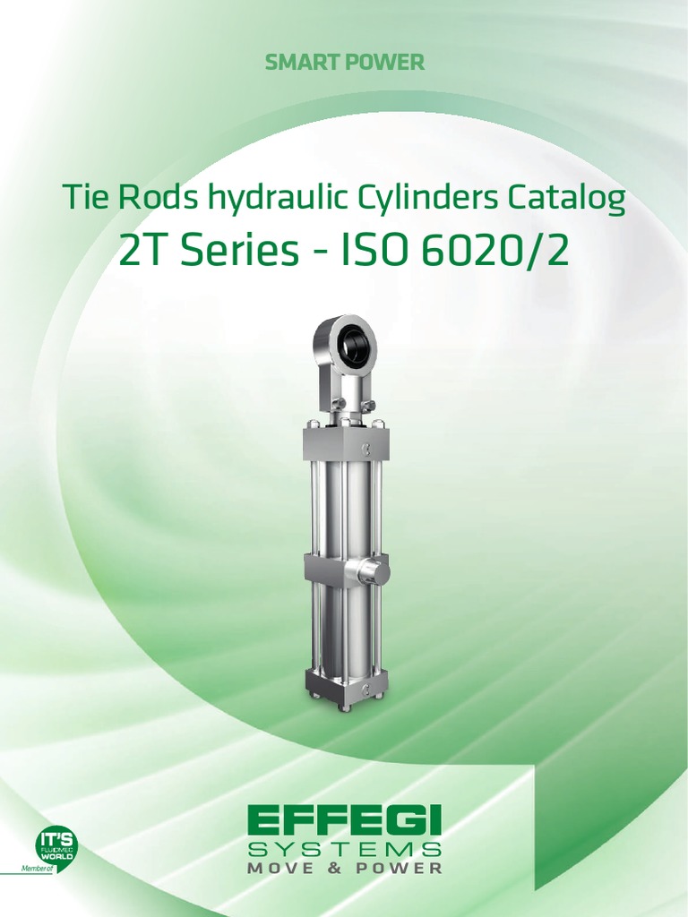 Tie Rod Hydraulic Cylinders ISO 6020/2 | PDF | Valve | Viscosity