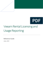 Veeam Rental Licensing and Usage Reporting: Reference Guide